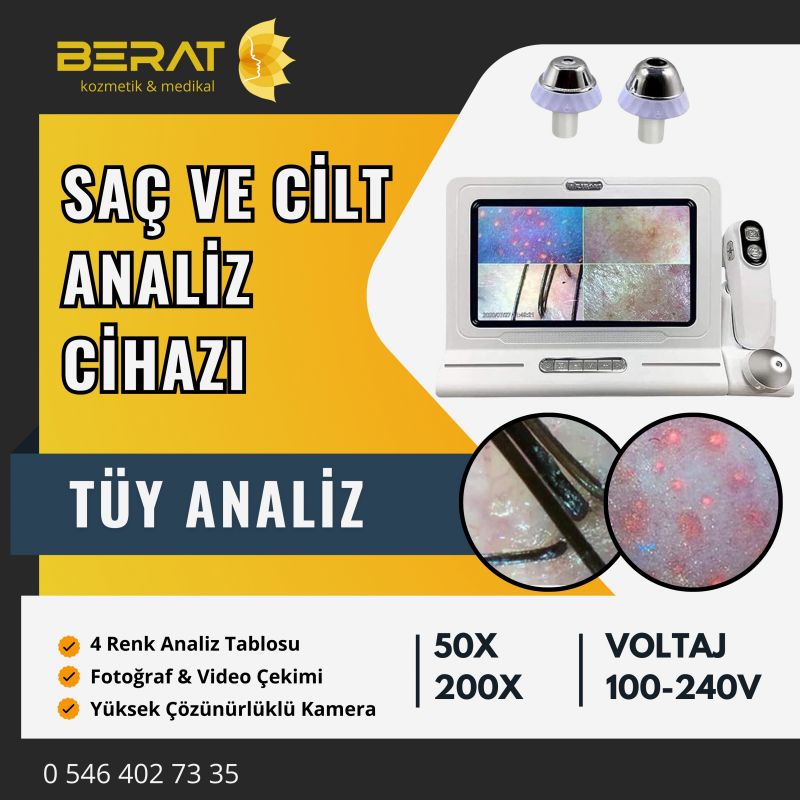 SAÇ VE CİLT ANALİZ CİHAZI 